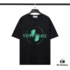6931a43fccd8ab3d7af98855 223# STONG ISLAND (230g Double Cotton) Stone Island Front and Back Print T-Shirt. Black White M L XL XXL