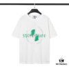 6931a43fccd8ab3d7af98856 223# STONG ISLAND (230g Double Cotton) Stone Island Front and Back Print T-Shirt. Black White M L XL XXL