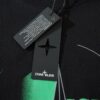 6931a43fccd8ab3d7af9885c 223# STONG ISLAND (230g Double Cotton) Stone Island Front and Back Print T-Shirt. Black White M L XL XXL