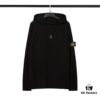 6931a441ccd8ab3d7af98882 8926# STONE ISLAND Knit Drawstring Hooded Solid Wool Sweater in Black, White, Gray