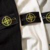 6931a441ccd8ab3d7af98886 8926# STONE ISLAND Knit Drawstring Hooded Solid Wool Sweater in Black, White, Gray