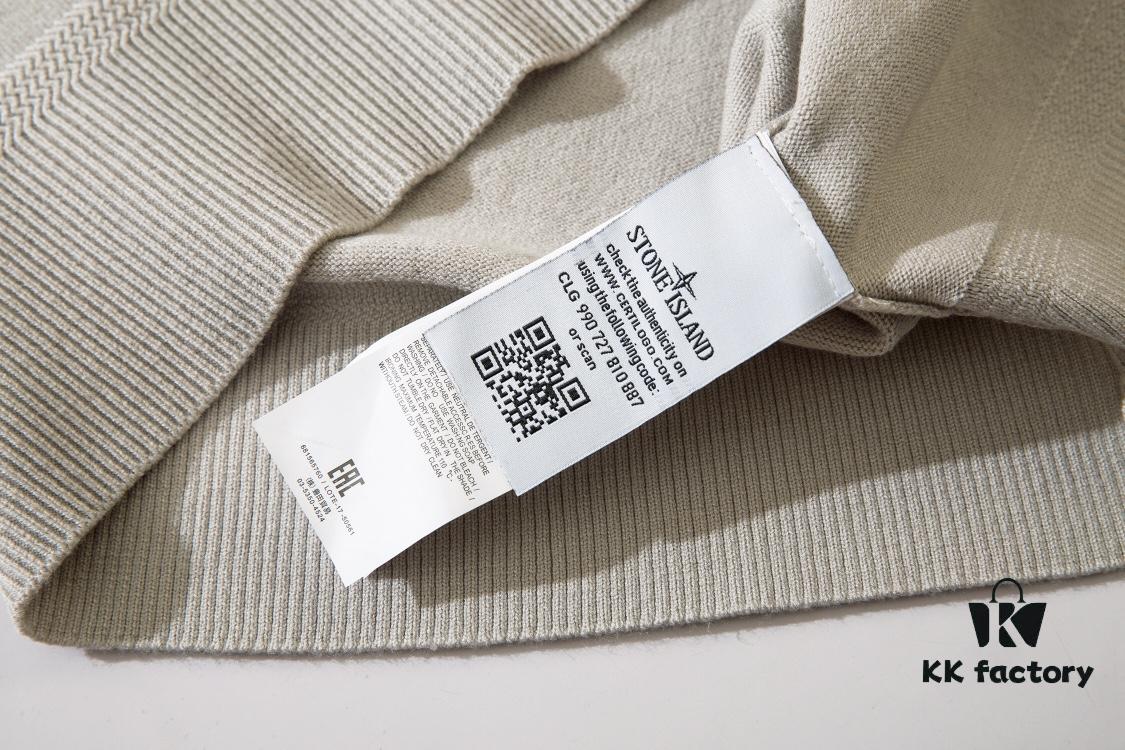 6931a442ccd8ab3d7af98887 8926# STONE ISLAND Knit Drawstring Hooded Solid Wool Sweater in Black, White, Gray