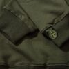 6931a443ccd8ab3d7af988a1 STONE ISLAND 360g Cotton Hooded Sweatshirt with Raised Letter Print and Classic Small Logo, Crew Neck Loose Fit Pullover, Black White Green
