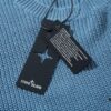 6931a444ccd8ab3d7af988ad 901# STONE ISLAND Classic Small Logo Loose Knit Pullover Sweater in Black, Gray, Blue