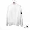 Stone Island Autumn/Winter 20 Knitted Turtleneck Sweater in Twill