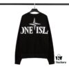 6931a447ccd8ab3d7af988e5 STONE ISLAND (320g Cotton Sweatshirt) Autumn-Winter New Arrival Classic Logo Print Batwing Sleeve Loose Fit Unisex Crewneck Pullover in Black and Grey