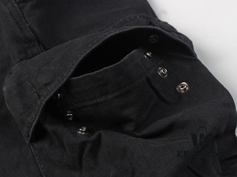 Stone Island Four-Pocket Washed Utility Side-Tape Casual Work Trousers