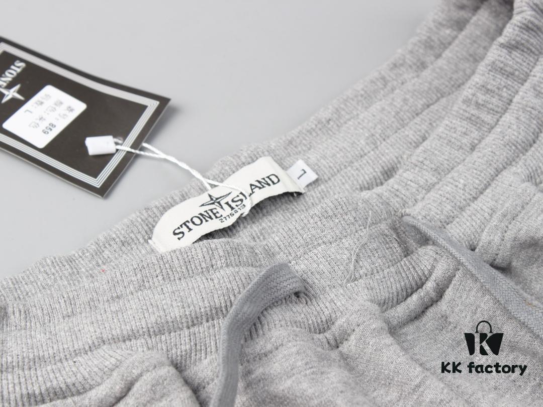 6931a449ccd8ab3d7af98918 Stone Island Classic Cotton Lightweight Pocket Sweatpants with Side Logo