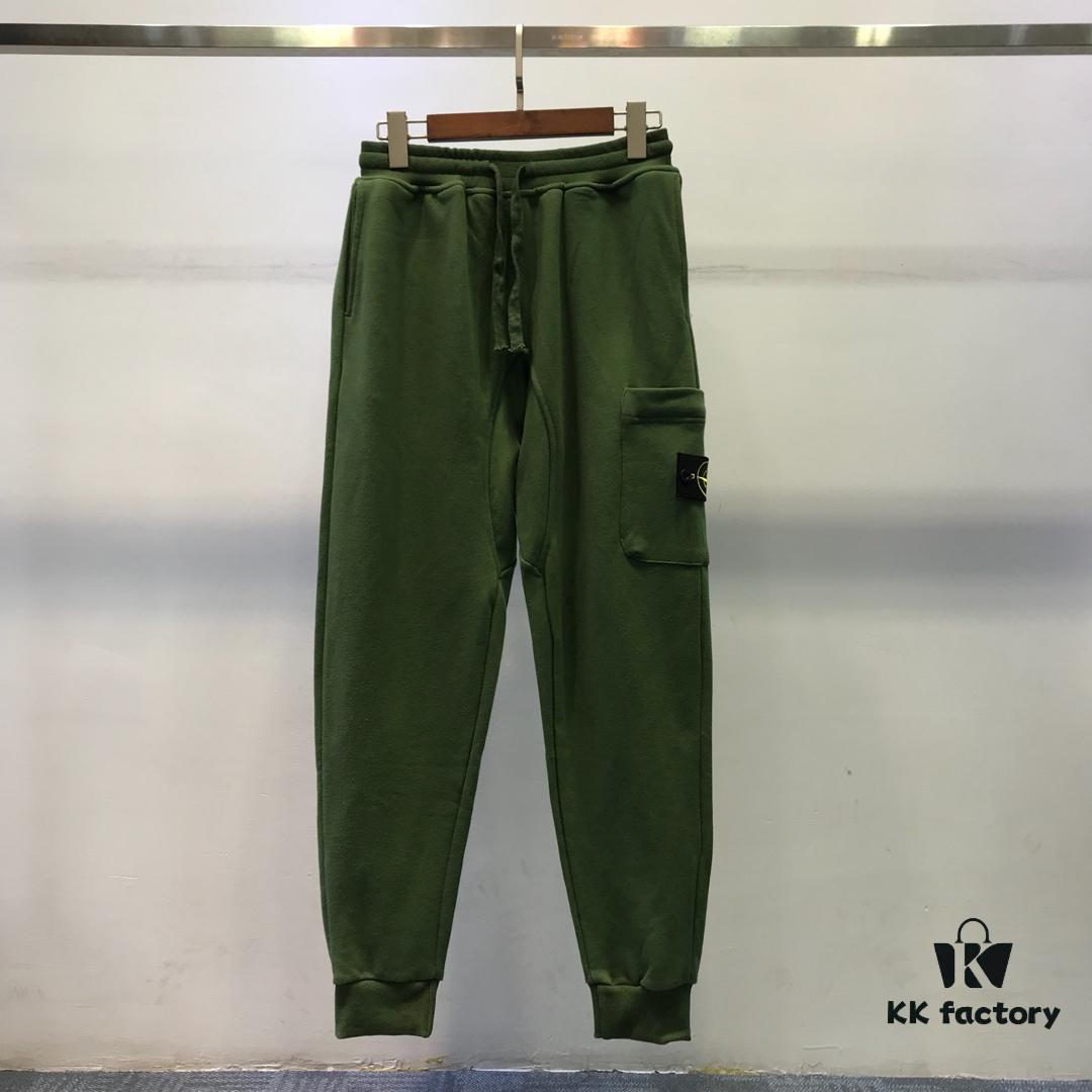 6931a449ccd8ab3d7af9891c Stone Island Cotton Joggers Pants in Black and Military Green, Sizes M L XL XXL
