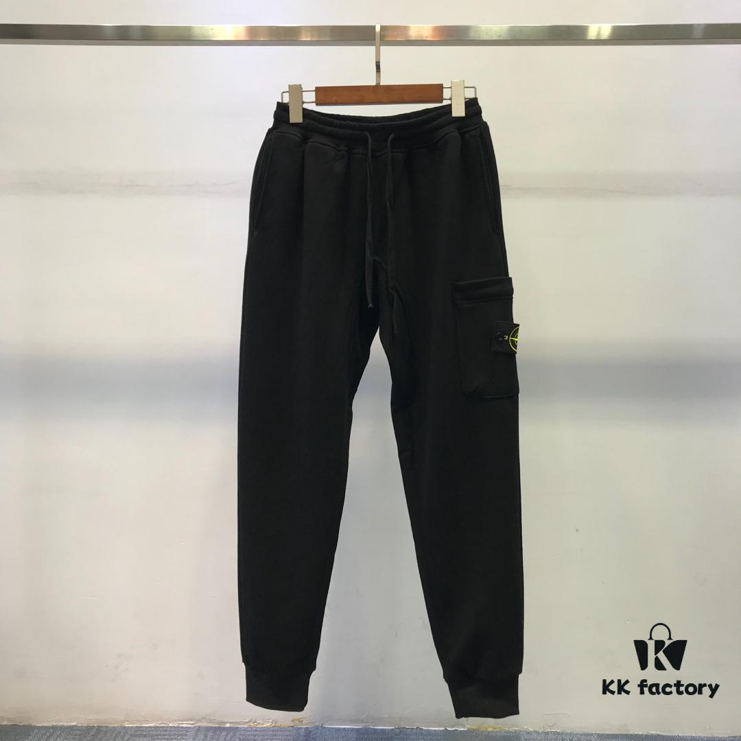 6931a44accd8ab3d7af9891d Stone Island Cotton Joggers Pants in Black and Military Green, Sizes M L XL XXL