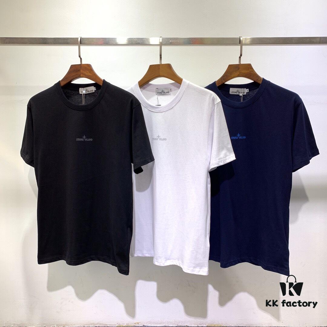 6931a44accd8ab3d7af98925 Stone Island Phantom Reflective Letter Short Sleeve T-Shirt M-XXL