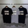 6931a44accd8ab3d7af98927 Stone Island Phantom Reflective Letter Short Sleeve T-Shirt M-XXL