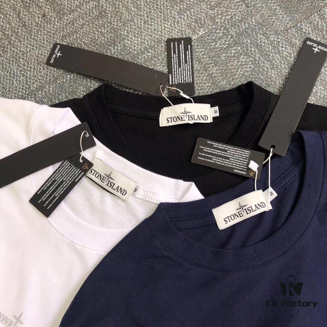 6931a44accd8ab3d7af9892a Stone Island Phantom Reflective Letter Short Sleeve T-Shirt M-XXL
