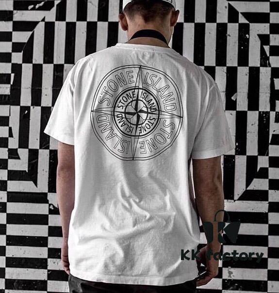 Stone Island Night-Glow Printed Short-Sleeve T-Shirt