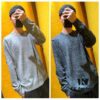 Stone Island 20 Spring Embroidered Badge Large LOGO Fashion Knit Pullover Casual Sweater