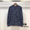 Stone Island 20 Spring Embroidered Badge Large LOGO Fashion Knit Pullover Casual Sweater
