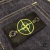 STONE ISLAND Classic Straight-Fit Raw Denim Jeans with Side Embroidered Logo