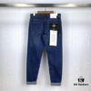 Stone Island Embroidered Compass Logo Washed Denim Jeans
