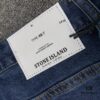 Stone Island Embroidered Compass Logo Washed Denim Jeans