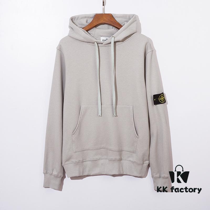 Stone Island 20 Autumn/Winter New Arrival Basic Classic Arm Badge Terry Hoodie