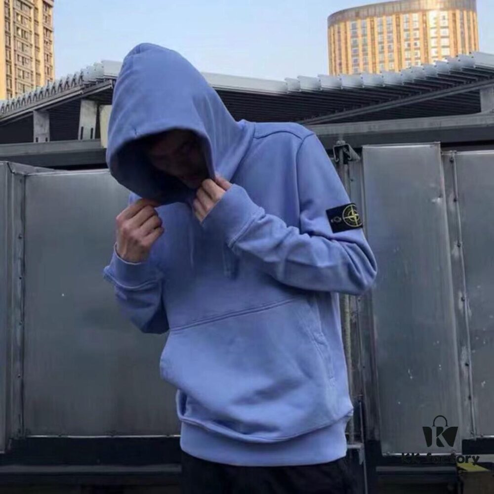 6931a452ccd8ab3d7af989bc Stone Island 1:1 Cabinet Synchronization Ribbed Construction Classic Compass Patch Hooded Sweatshirt in Terry Fabric