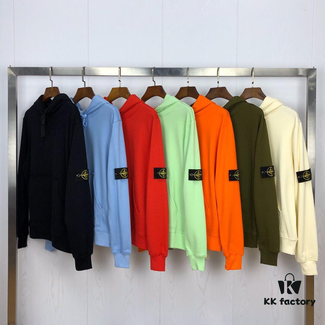 6931a452ccd8ab3d7af989bd Stone Island 1:1 Cabinet Synchronization Ribbed Construction Classic Compass Patch Hooded Sweatshirt in Terry Fabric