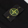 6931a453ccd8ab3d7af989cc Stone Island Zip-Up Hooded Sweatshirt Jacket with Panelled Sleeves for Enhanced Mobility, Soft and Comfortable Fabric, Available in Black, White, Yellow