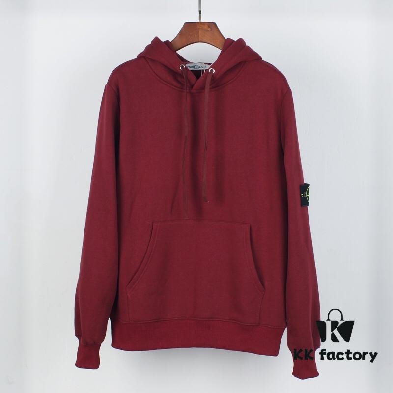 6931a453ccd8ab3d7af989d1 Stone Island Evergreen Fleece Hoodie in Black, Yellow, and Burgundy