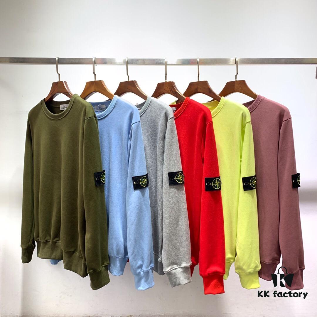 Stone Island 19 Fall/Winter Basic Compass Patch Terry Hoodie