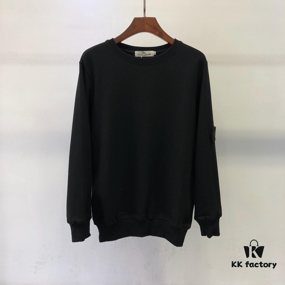 6931a455ccd8ab3d7af989ec Stone Island 811# Basic Patch Logo Fleece Sweatshirt