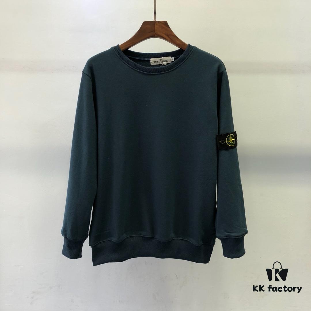 6931a455ccd8ab3d7af989ee Stone Island 811# Basic Patch Logo Fleece Sweatshirt