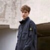 Stone Island 19 Fall/Winter Washed Half-Zip Pullover Jacket