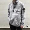 6931a455ccd8ab3d7af989fb STONE ISLAND Classic Compass Patch Half-Zip Hooded Outerwear Jacket