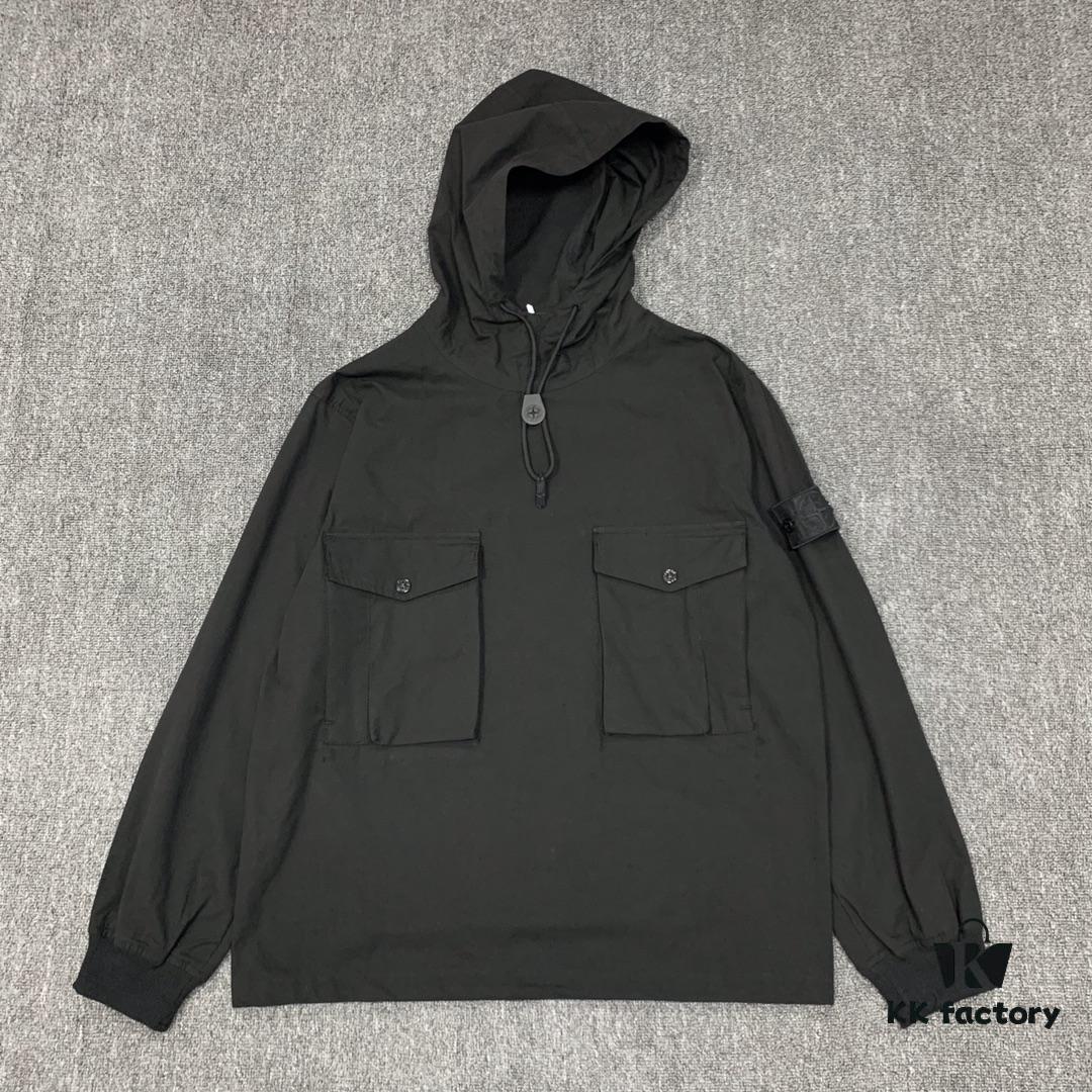 6931a456ccd8ab3d7af98a07 STONE ISLAND Ghost Series Pocket Hoodie Jacket