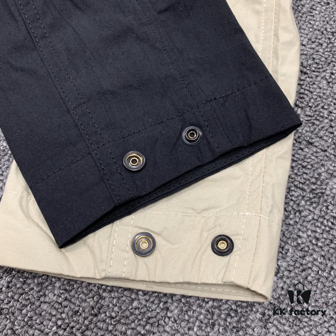 6931a457ccd8ab3d7af98a13 Stone Island Classic Arm Badge Workwear Shirt Jacket