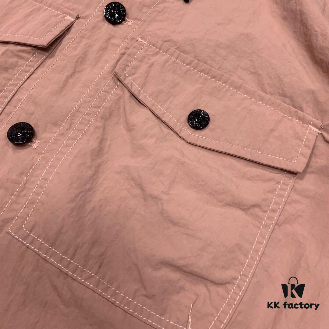 6931a457ccd8ab3d7af98a1d STONE ISLAND Multi-pocket Sleeve Badge Workwear Jacket Long Sleeve Drawstring Hooded Coat M-XXL