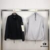 Stone Island 19FW Washed Workwear Metal Half-Zip Windbreaker Jacket for Men and Women