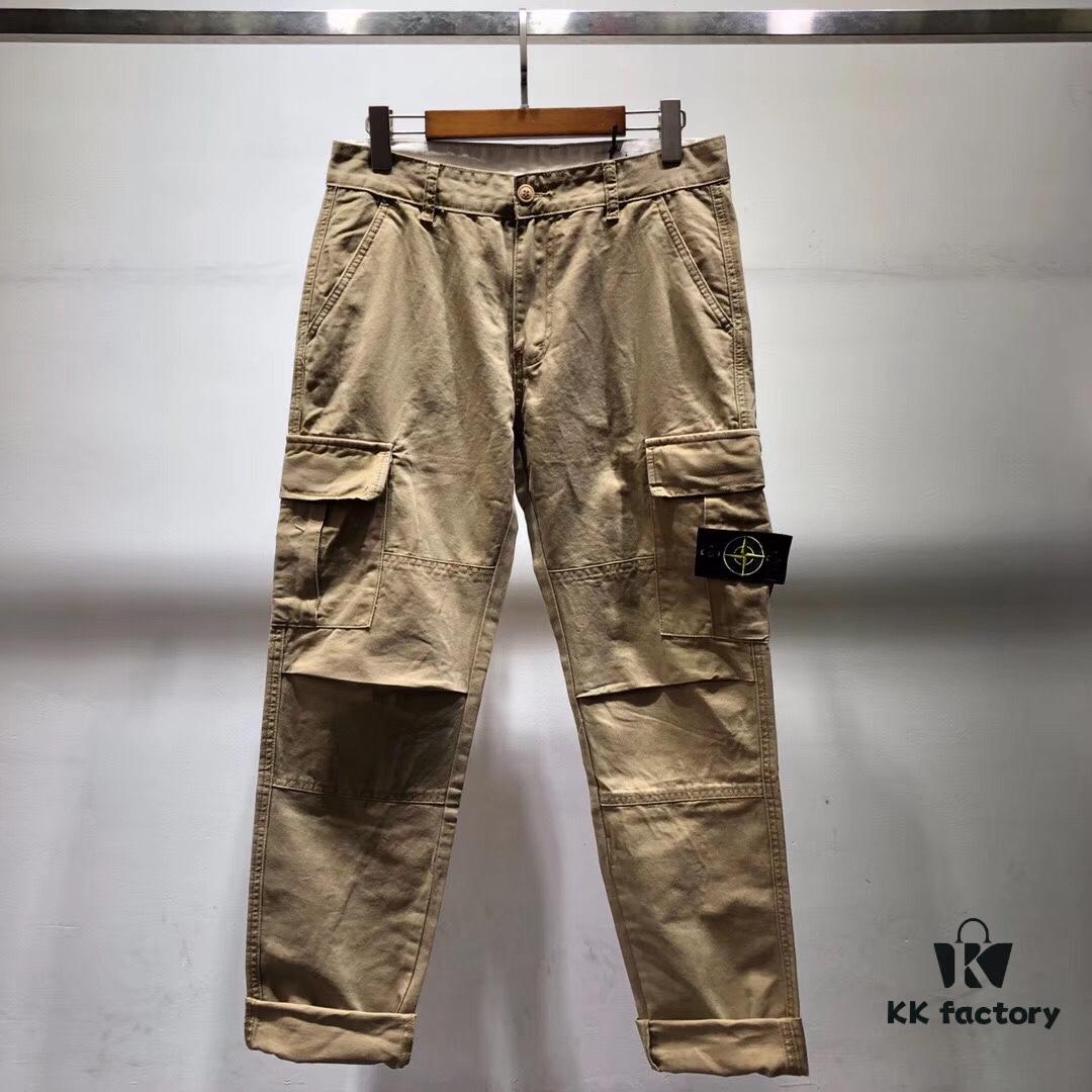 Stone Island 19SS Basic Multi-Pocket Cargo Pants, Casual Trousers