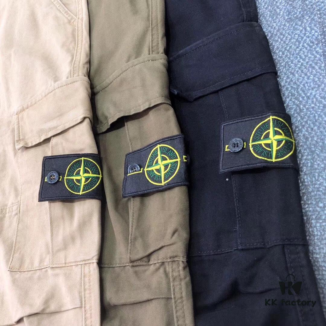 Stone Island 19SS Basic Multi-Pocket Cargo Pants, Casual Trousers