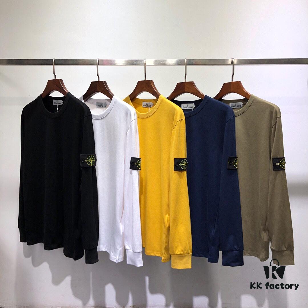 Stone Island Compass Logo Long Sleeve T-Shirt Base Layer
