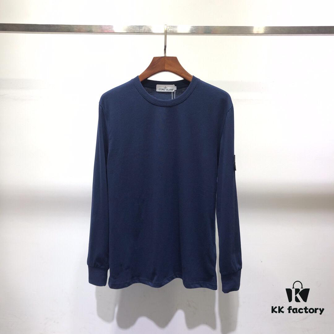 Stone Island Compass Logo Long Sleeve T-Shirt Base Layer