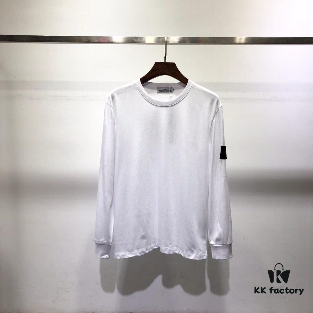 Stone Island Compass Logo Long Sleeve T-Shirt Base Layer