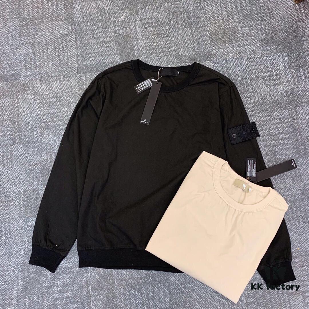 Stone Island 19 Fall/Winter New Arrival Ghost Series Pullover Nylon Lightweight Sweatshirt