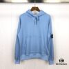 6931a45bccd8ab3d7af98a60 Stone Island 1:1 Cabinet Synchronization Ribbed Panel Classic Compass Badge Loop Fabric Hoodie