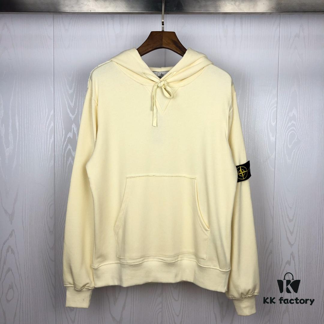 6931a45bccd8ab3d7af98a63 Stone Island 1:1 Cabinet Synchronization Ribbed Panel Classic Compass Badge Loop Fabric Hoodie