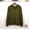 6931a45bccd8ab3d7af98a65 Stone Island 1:1 Cabinet Synchronization Ribbed Panel Classic Compass Badge Loop Fabric Hoodie