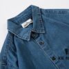 6931a45cccd8ab3d7af98a73 Stone Island Classic Embroidered Logo Patch Denim Shirt Jacket Long Sleeve Cardigan Shirt, Two Colors, M-XXL