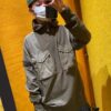 9934# STONE ISLAND GHOST HOODIE Half-Zip Hooded Sweatshirt