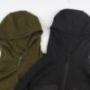 9934# STONE ISLAND GHOST HOODIE Half-Zip Hooded Sweatshirt