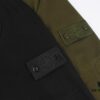9934# STONE ISLAND GHOST HOODIE Half-Zip Hooded Sweatshirt